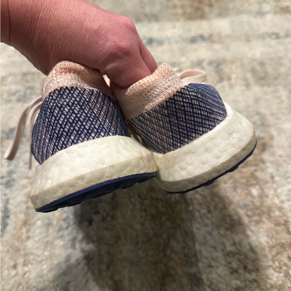 Adidas | Pure boost pink and white sneakers size 8 - Picture 8 of 10